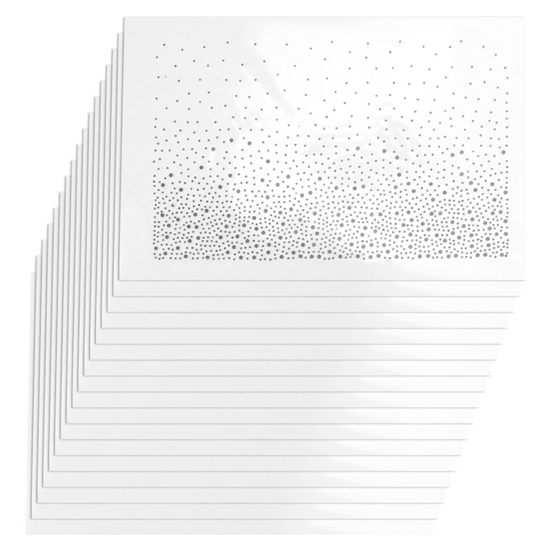 Hotfix Rhinestone Sheet - A53Q-グリッターホットフィックスラインストーン17枚入りアイロン接着ラインストーンシート、DIYクラフト、衣類や生地用