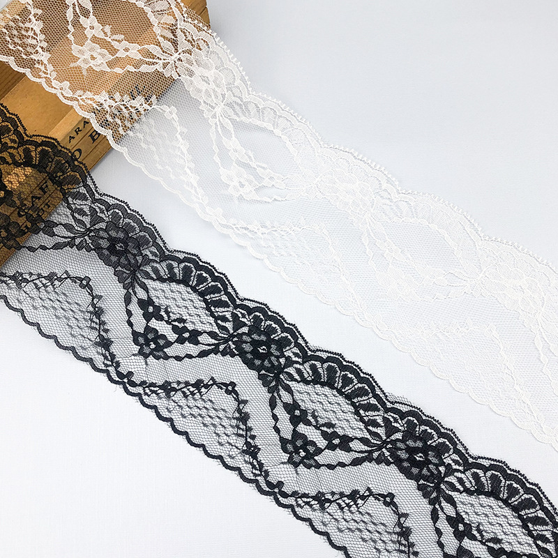 Lace Ribbon Trim - 5 メートル非弾性レースレースリボン手芸品刺繍ネットレース生地トリム縫製用生地レースリボンスカートアクセサリー