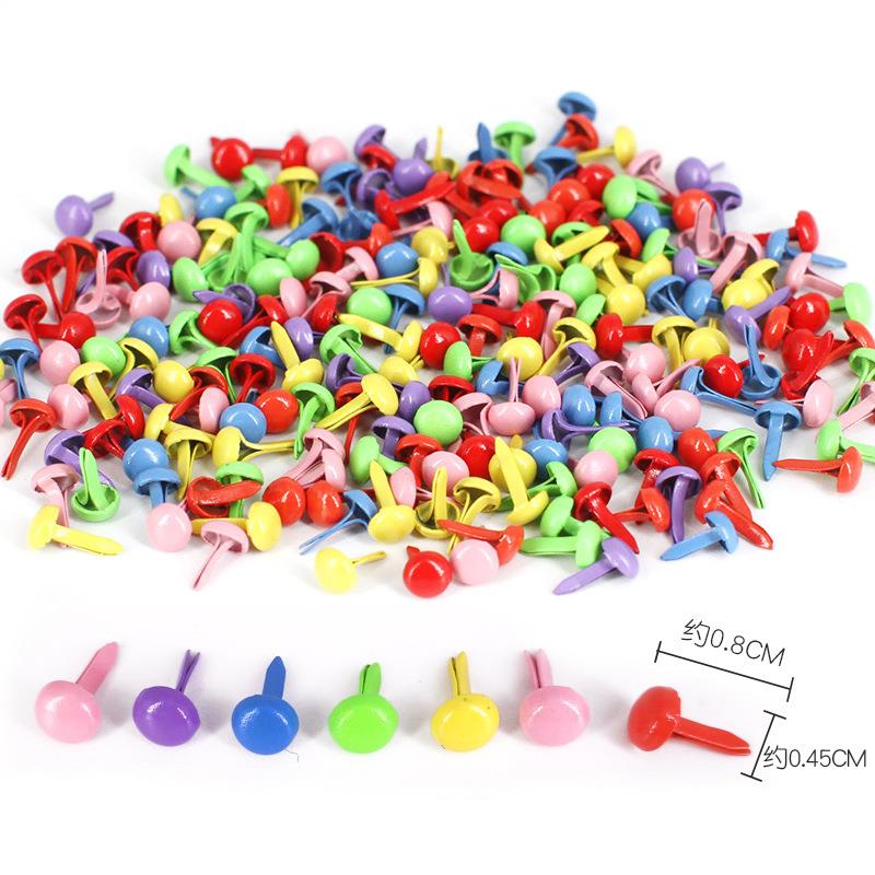 Embellishments For Scrapbooking - さまざまなデザインのメタルスクラップブッキング,装飾アクセサリー,家庭用,装飾,ファスナー,100,ピース/バッグ