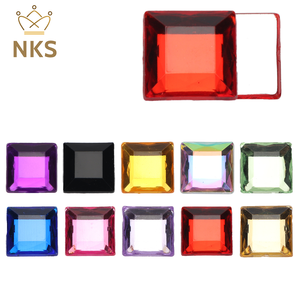 NKS 10 ミリメートル 12 ミリメートルファセットスク - Hotfix Rhinestone Sheet のレビューと価格