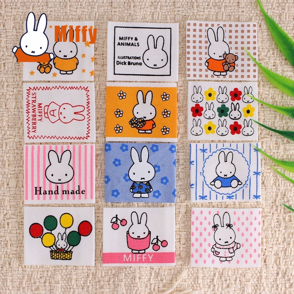 かわいいミッフィー布パッチかわいいウサギ織りパッチ縫い付けア - Embellishments For Scrapbooking のレビューと価格