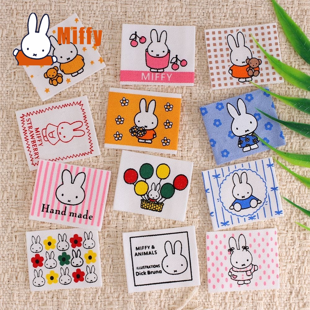 かわいいミッフィー布パッチかわいいウサギ織りパッチ縫い付けア - Embellishments For Scrapbooking のレビューと価格