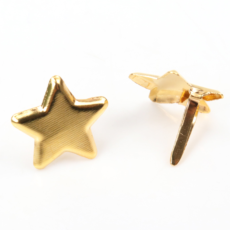 50 ピース混合金属スターブラッドスパイクスクラップブッキン - Embellishments For Scrapbooking のレビューと価格