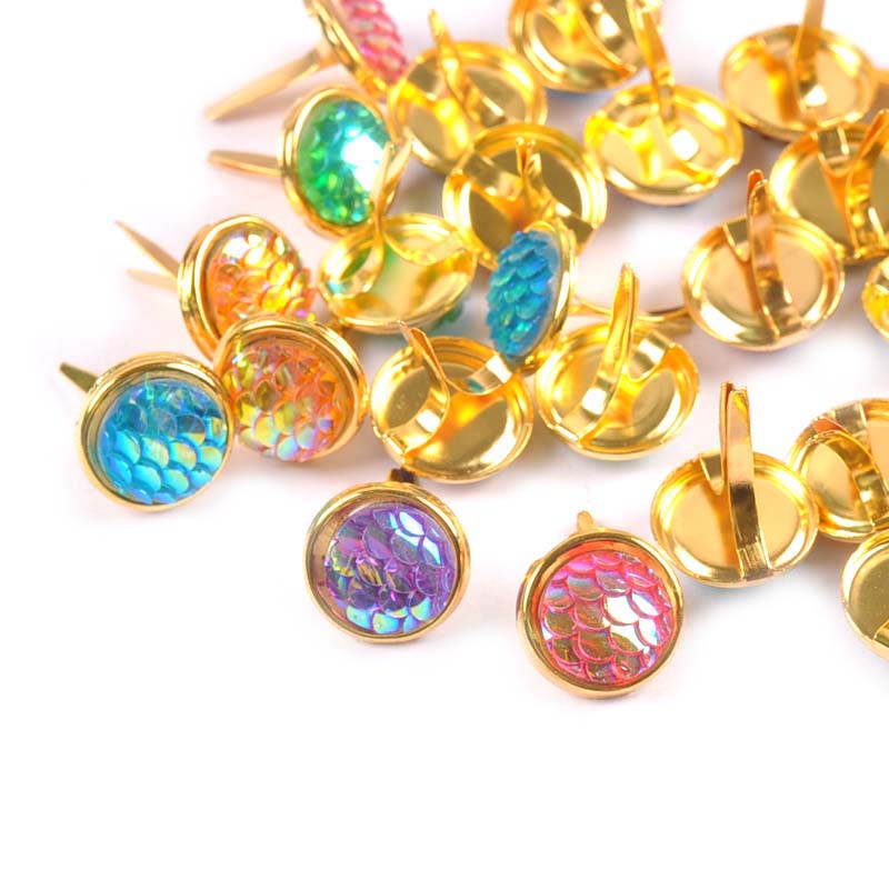 Diyスクラップブッキング装飾用の13x13mm20pcsミ - Embellishments For Scrapbooking のレビューと価格