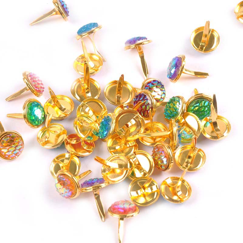Diyスクラップブッキング装飾用の13x13mm20pcsミ - Embellishments For Scrapbooking のレビューと価格