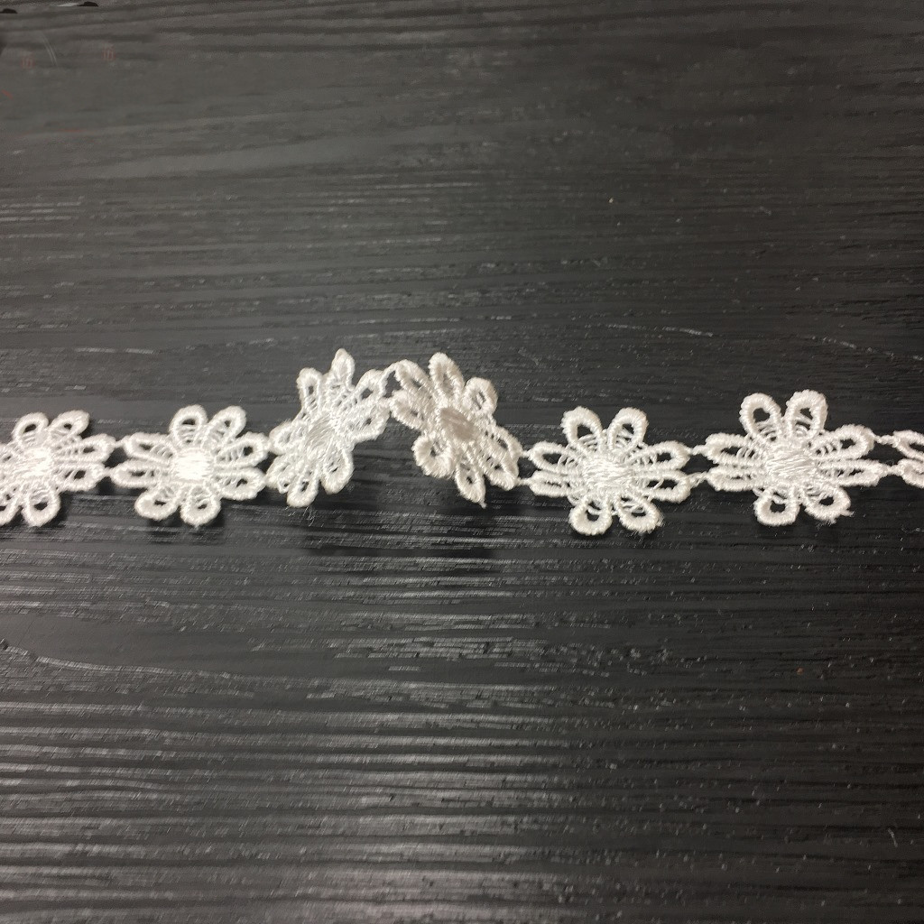 かわいい中空花衣服レース生地トリムパッチワーク素材レースリボ - Lace Ribbon Trim のレビューと価格