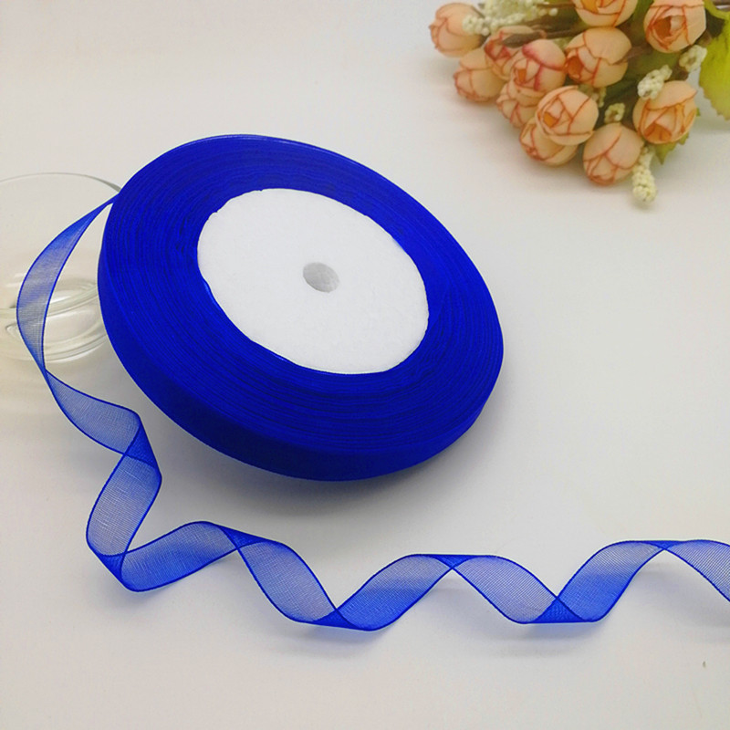 サテンオーガンザリボン,幅50ヤード,10/20/25mm, - Organza Ribbon Spool のレビューと価格