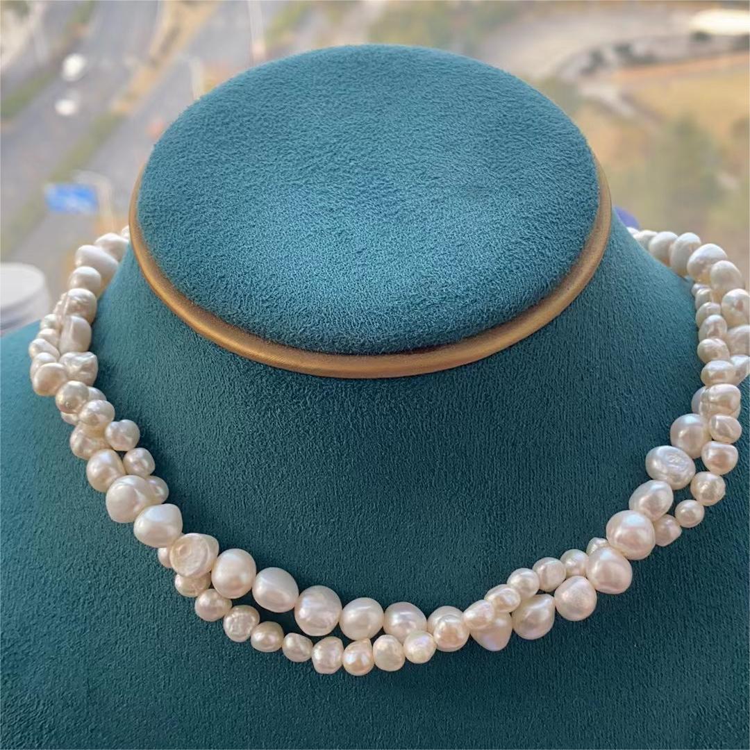 HENGSHENG バロック淡水 5-6 ミリメートル 8- - Pearl Trim Chain のレビューと価格