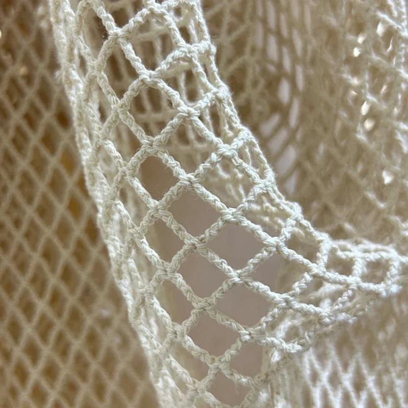 漁網生地コットンリネン大メッシュダイヤモンド撮影背景クリエイ - Crystal Mesh Fabric のレビューと価格
