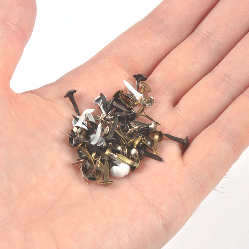 100 個ミニ黒白金属ブラッドスクラップブッキング用装飾ビー - Embellishments For Scrapbooking のレビューと価格
