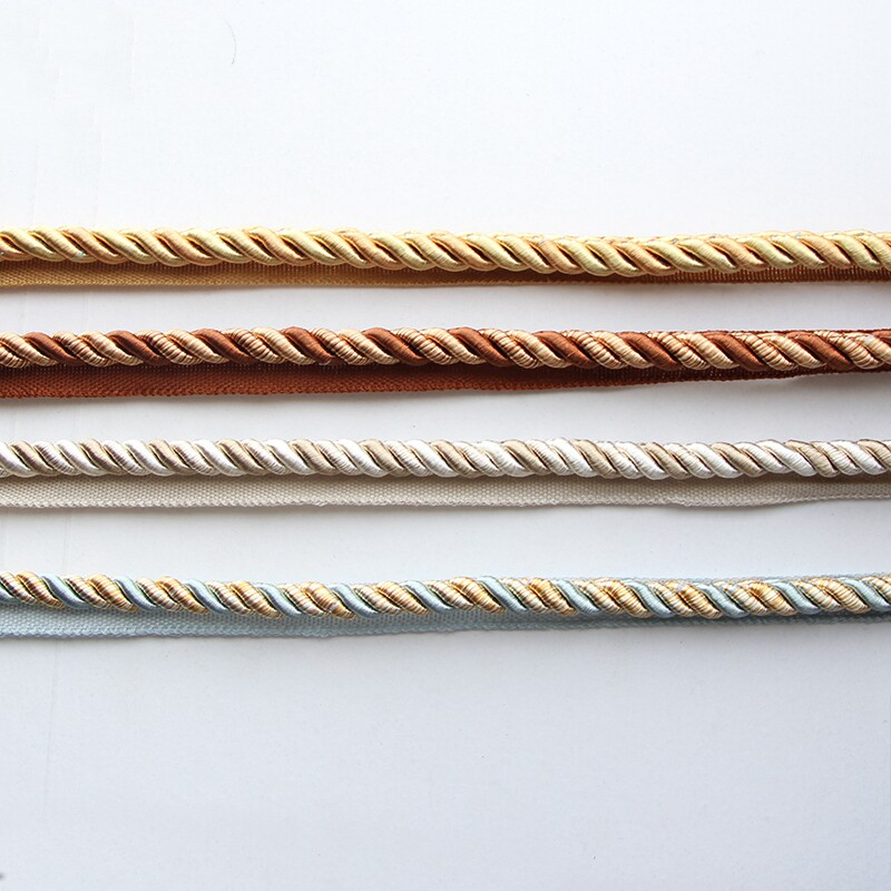 12.5m ツイストフランジ付きパイピングコードトリム装飾ロ - Cord Trim Twisted のレビューと価格