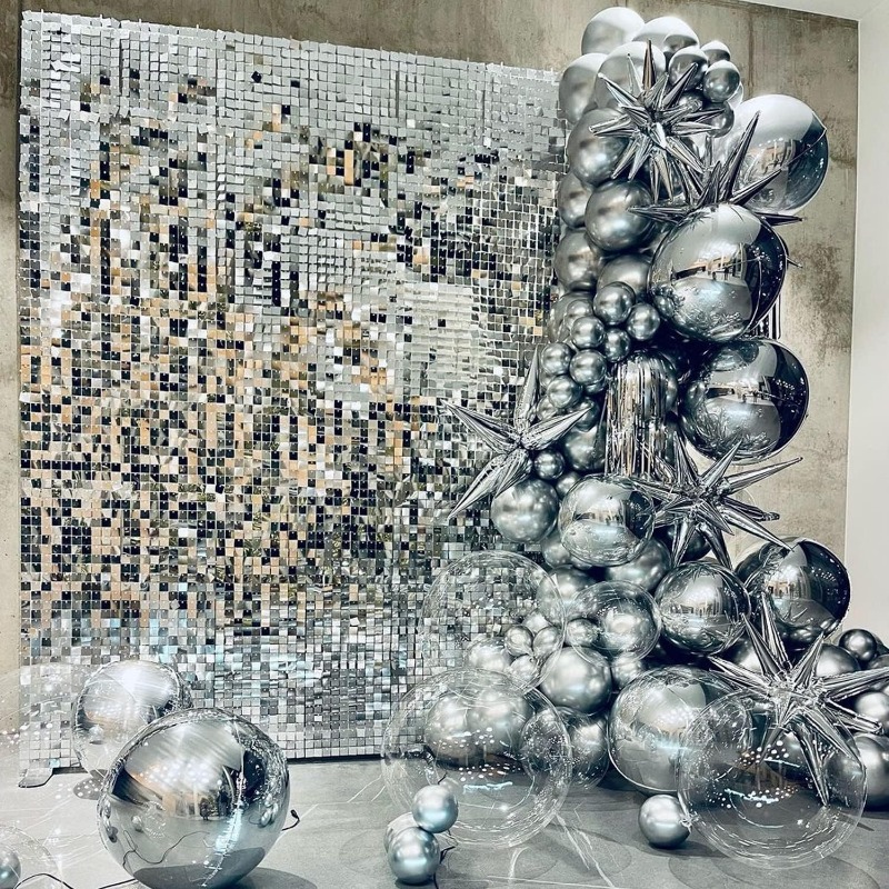 ゴールドとブラックのスパンコールの壁パネル,背景の装飾,結婚 - Sequin Fabric Panel のレビューと価格