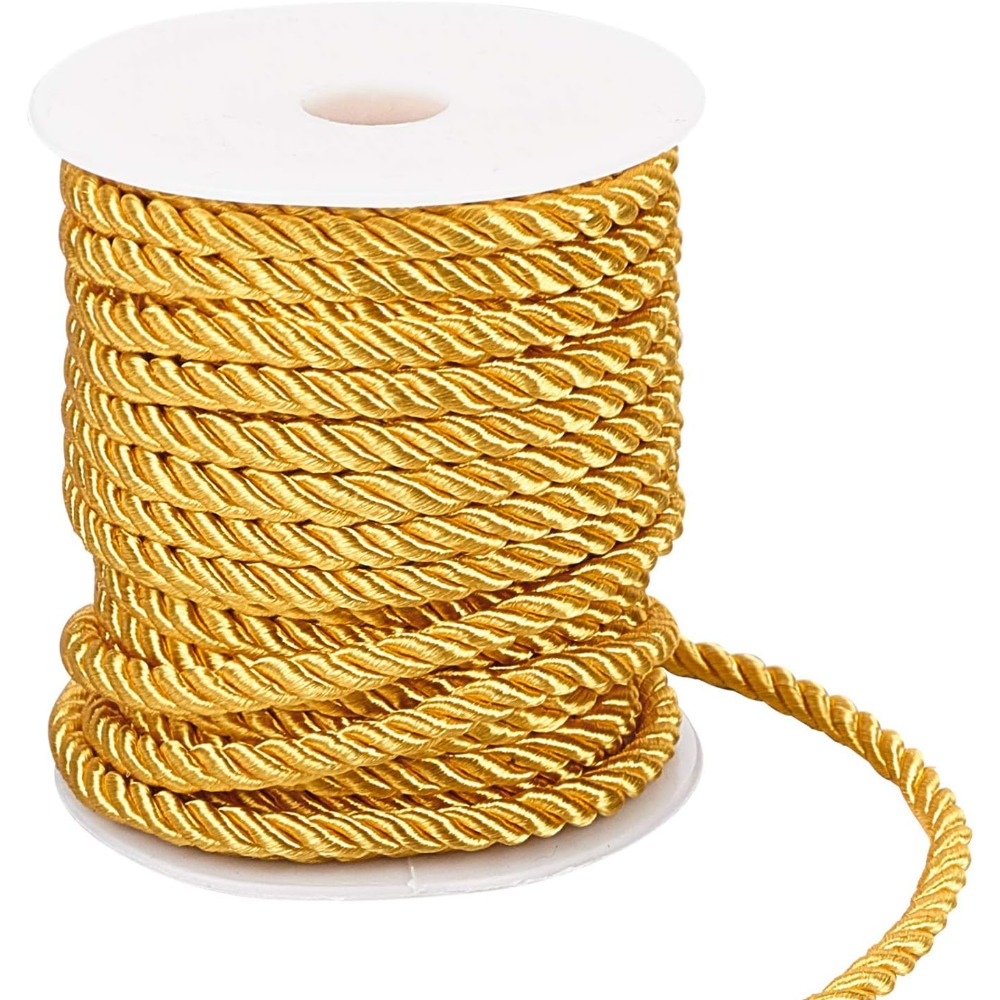 ツイストロープトリムシルクコードスレッド、ゴールドコード、手 - Cord Trim Twisted のレビューと価格