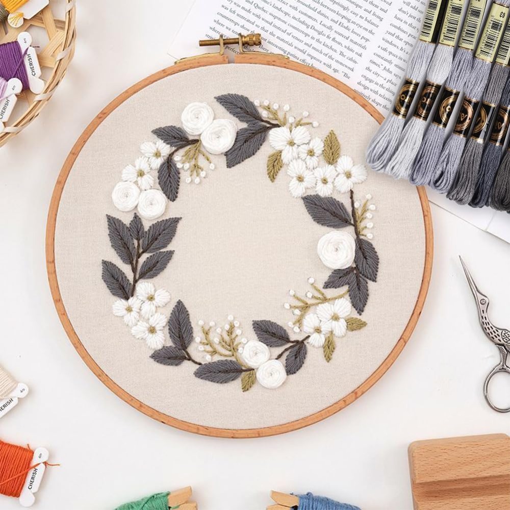 8かせ70ヤードグレーフレンドシップブレスレットストリング刺 - Embroidery Embellishments のレビューと価格