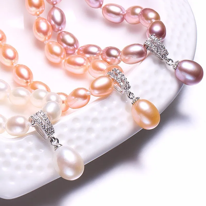 Dainashi 925 スターリングシルバー真珠のネックレ - Pearl Trim Chain のレビューと価格