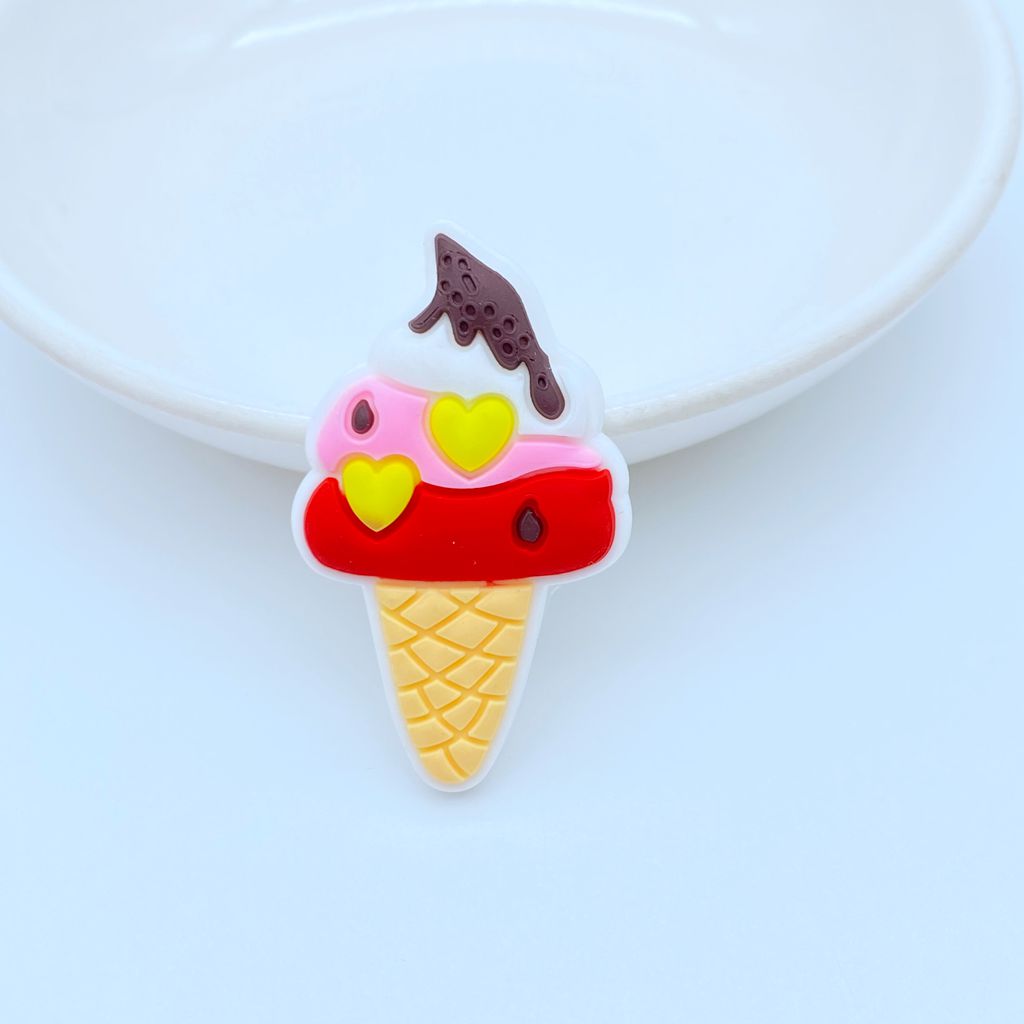 10/20個かわいいアイスクリームシリーズpvc柔軟な接着剤 - Embellishment Glue Craft のレビューと価格