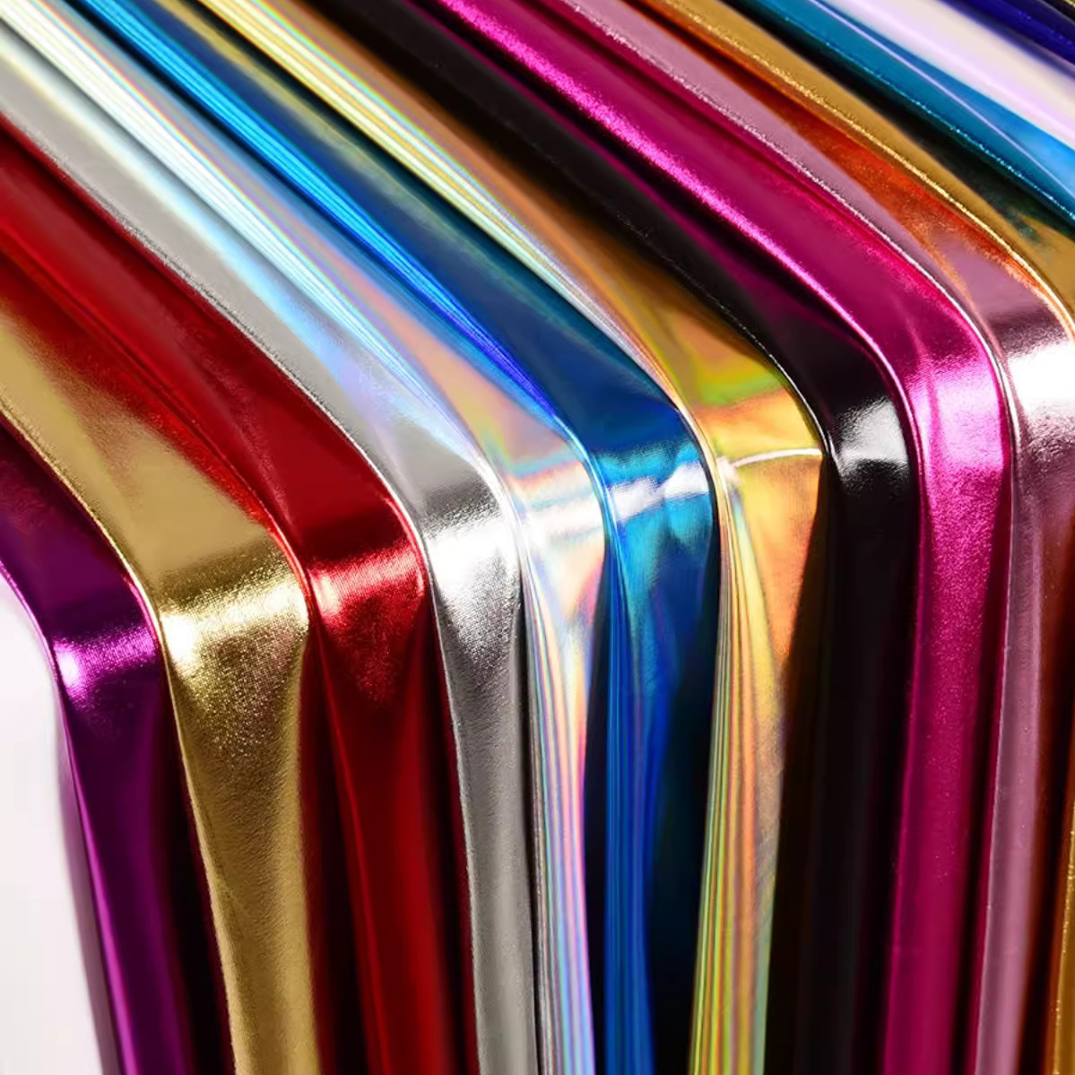 虹色の光沢のあるストレッチブロンズスパンデックス生地レーザー - Crystal Mesh Fabric のレビューと価格