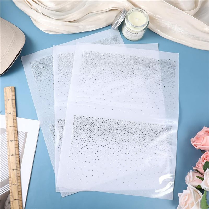 18枚入り アイロン接着ラインストーン転写シート アイロン接 - Hotfix Rhinestone Sheet のレビューと価格