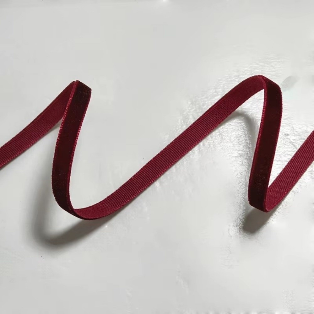 5ヤード/ロール ベルベットリボン DIY 6/10/15/ - Velvet Ribbon Roll のレビューと価格