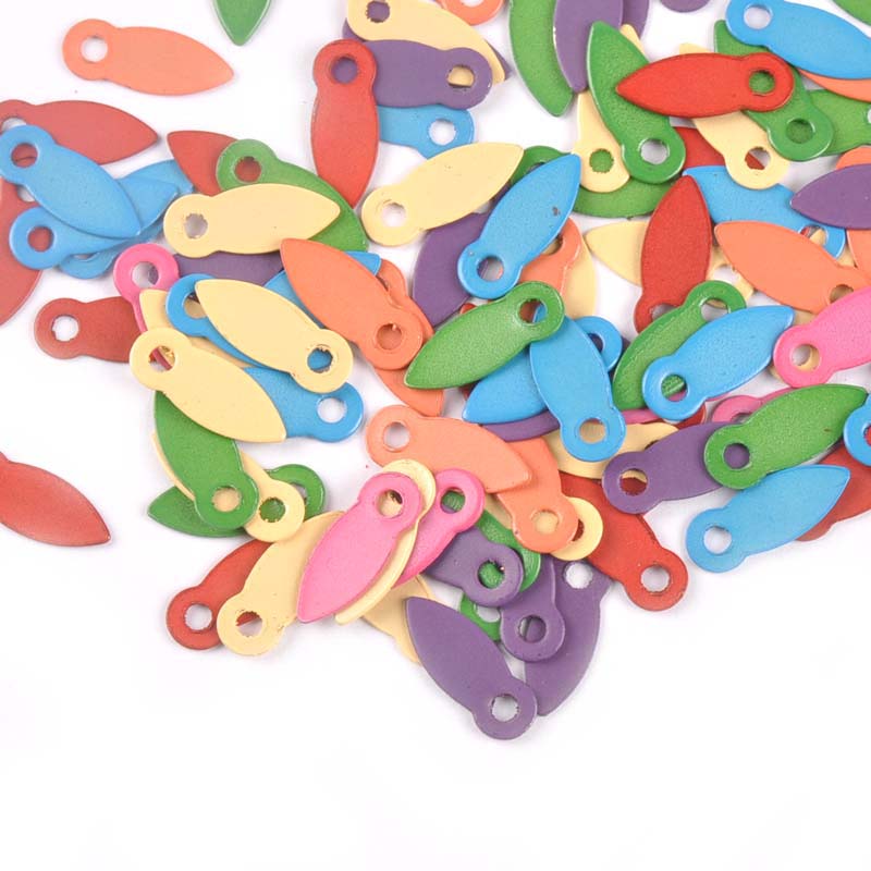 100 個マルチカラーブラッドスクラップブック装飾用回転ロッ - Embellishments For Scrapbooking のレビューと価格