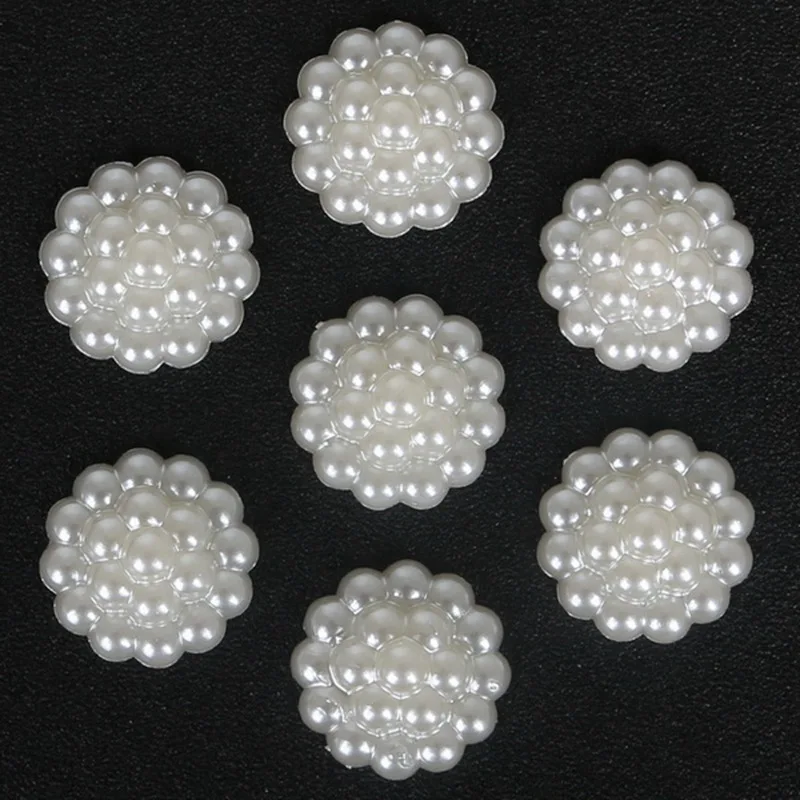 80 ピース/ロットフラットバックパールクリスマスクラフトカ - Embellishment Glue Craft のレビューと価格