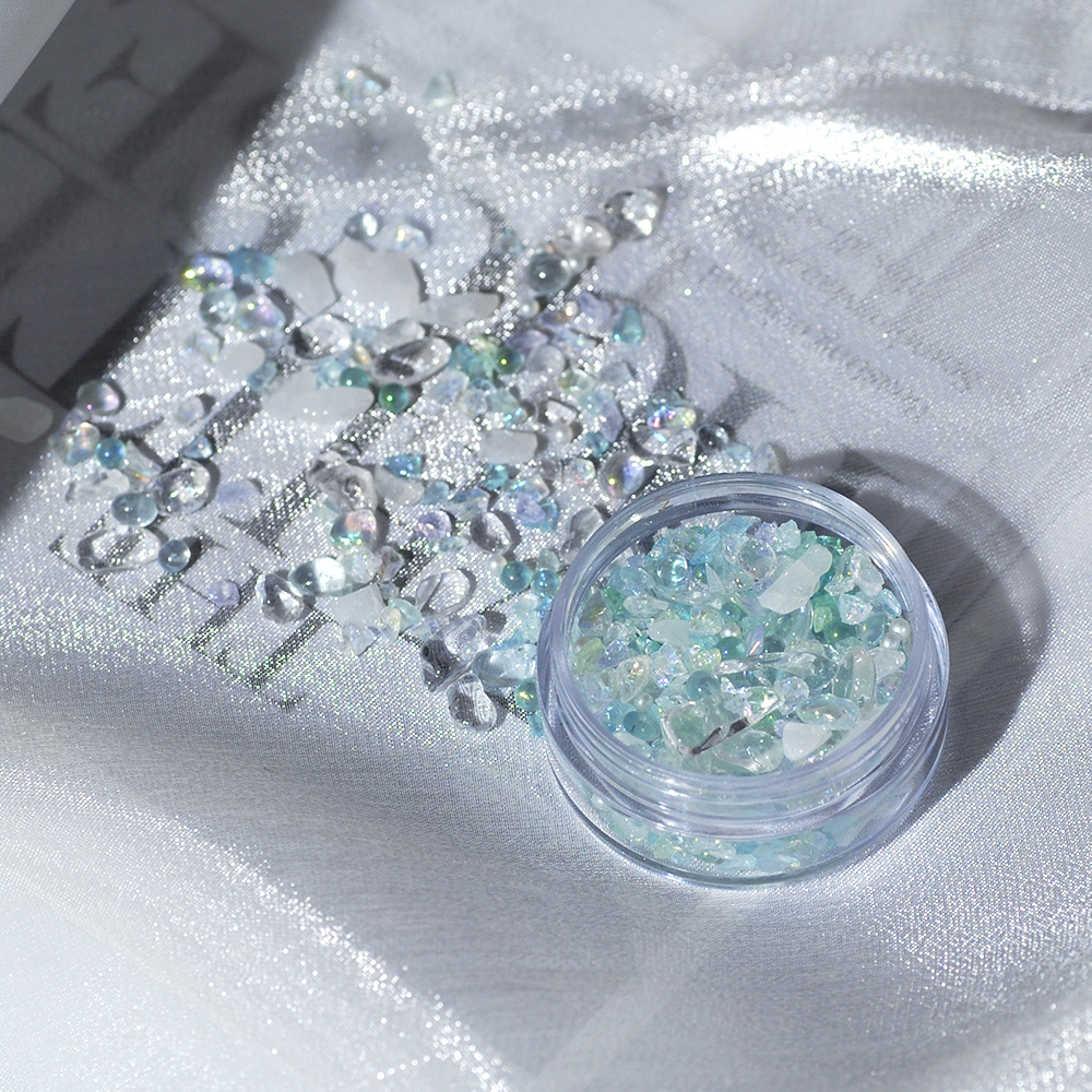 DIY貝殻樹脂宝石不規則クラッシュクリスタルミックス、エポキ - Embellishment Glue Craft のレビューと価格