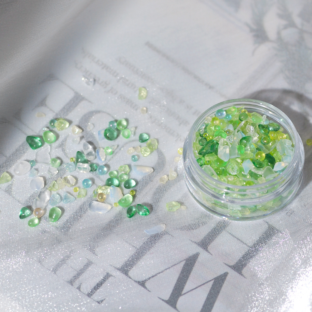 DIY貝殻樹脂宝石不規則クラッシュクリスタルミックス、エポキ - Embellishment Glue Craft のレビューと価格