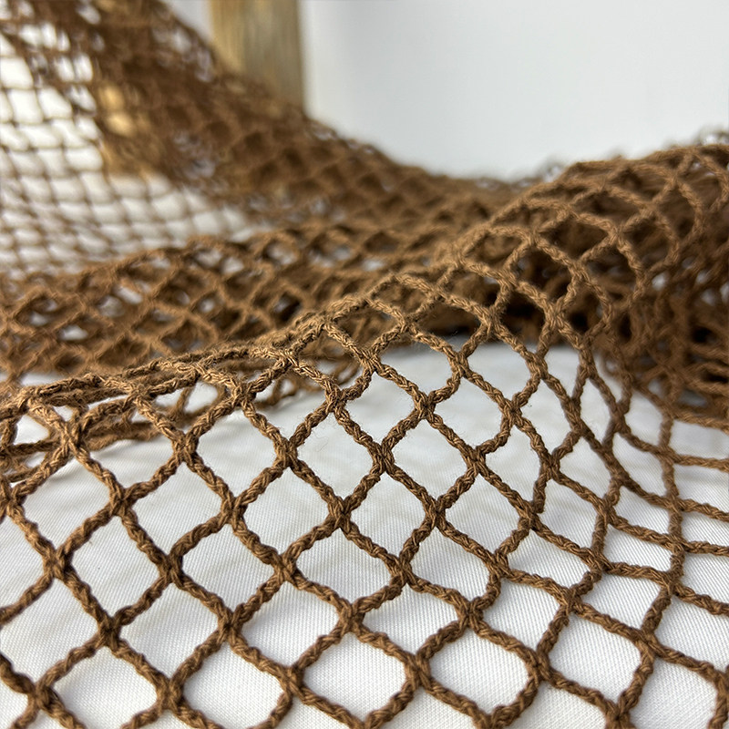 綿麻フィッシュネット生地、大きなメッシュの透かし彫りガーゼ生 - Crystal Mesh Fabric のレビューと価格